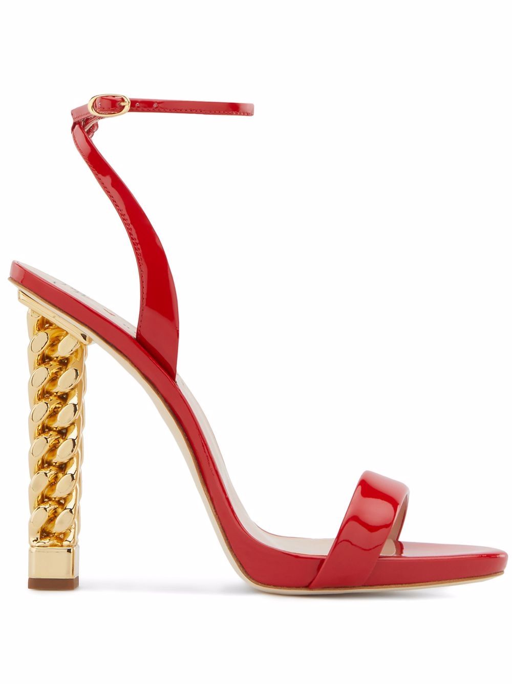 

Giuseppe Zanotti Cathy curb-chain sandals - Red