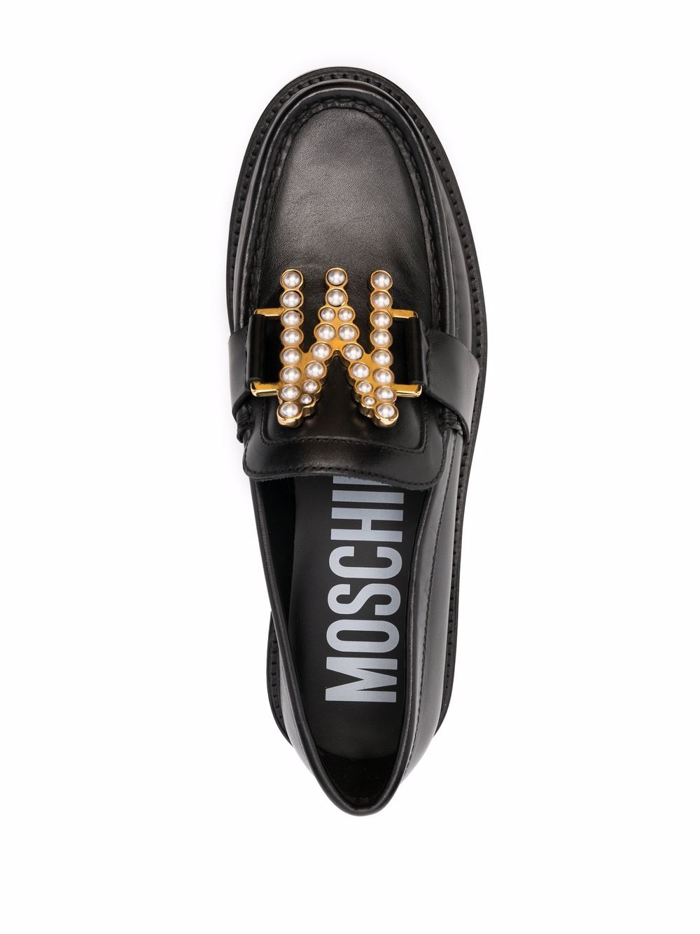 фото Moschino лоферы с логотипом