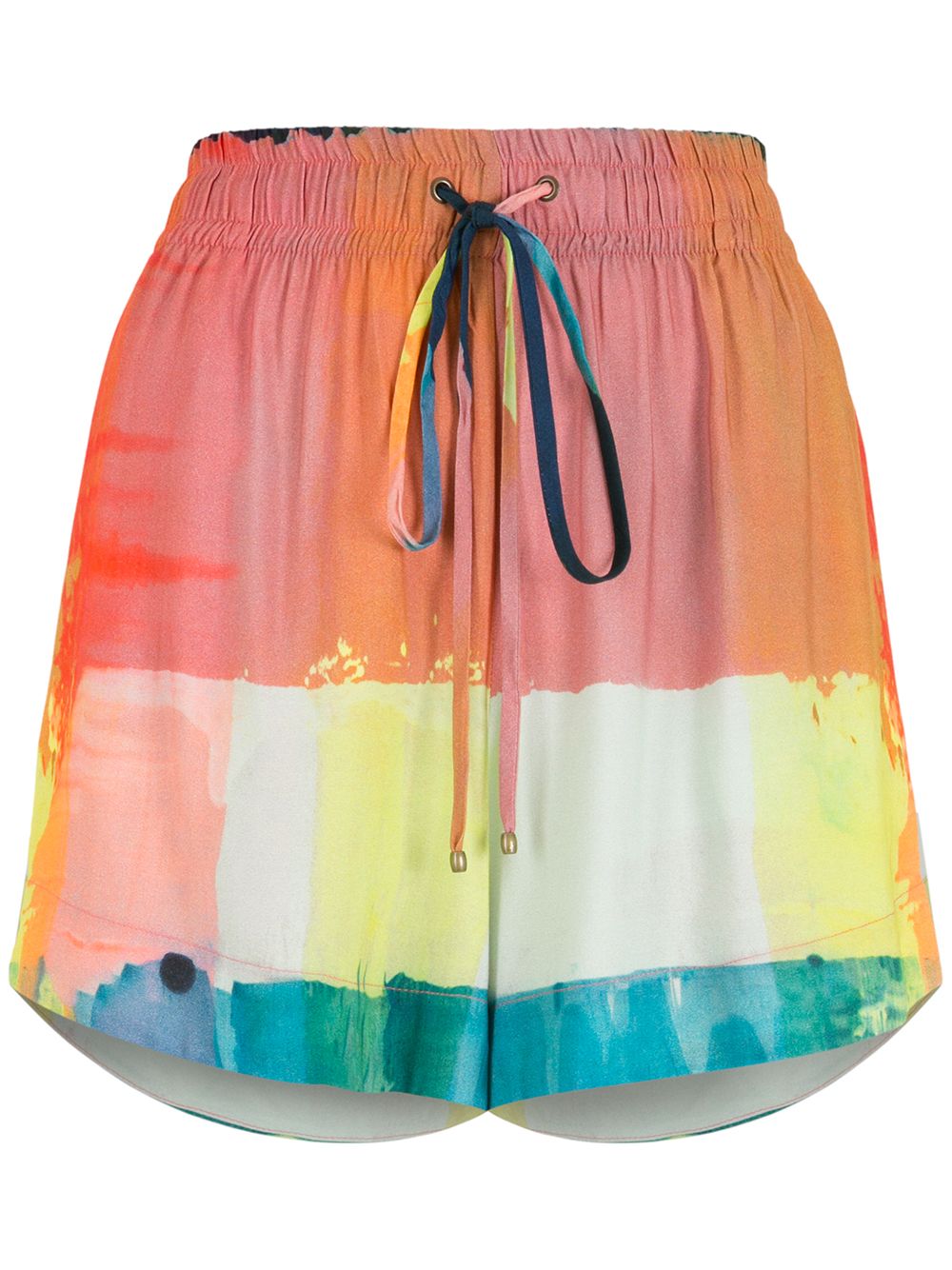 

Lenny Niemeyer watercolour-effect track shorts - Multicolour