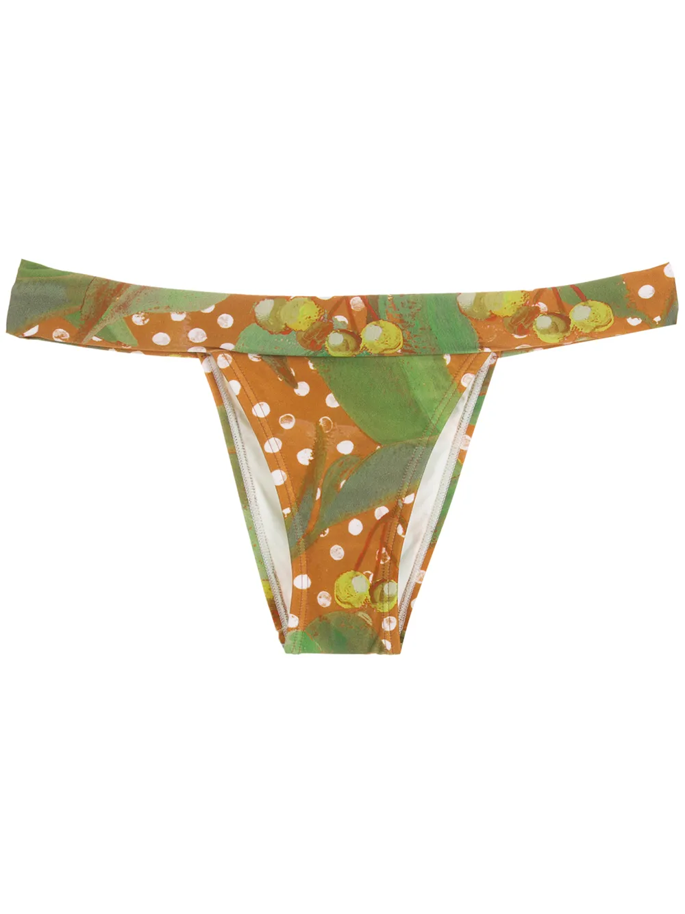 

Lenny Niemeyer bikini bottom con hojas estampadas - Verde