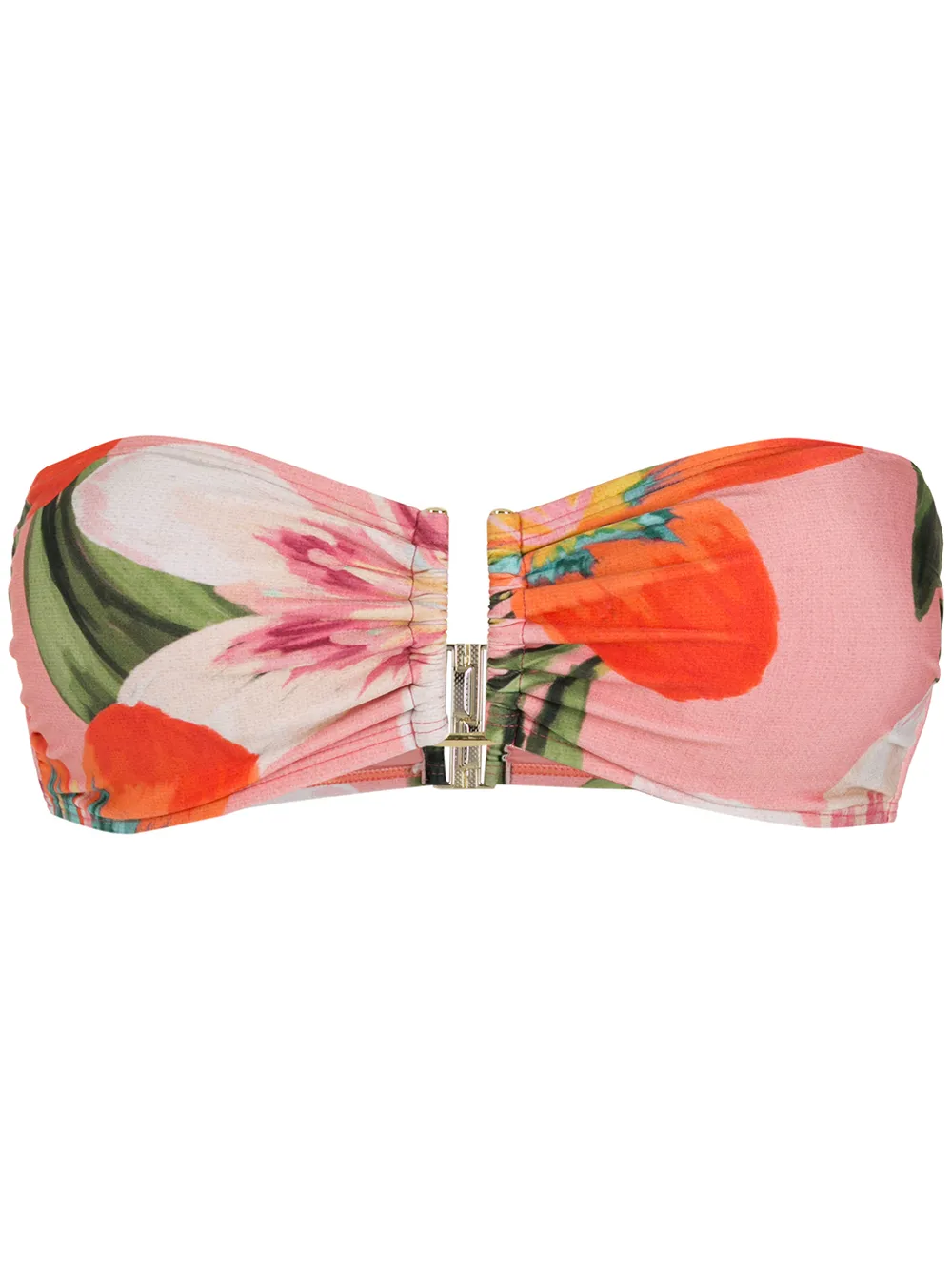 

Lenny Niemeyer top tipo bandeau con estampado floral - Rosado