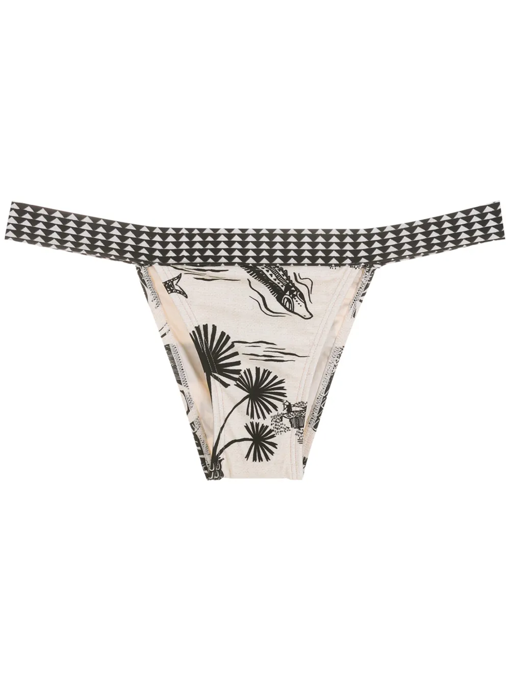 

Lenny Niemeyer bikini bottom Calca Pala Fina Savana - Negro