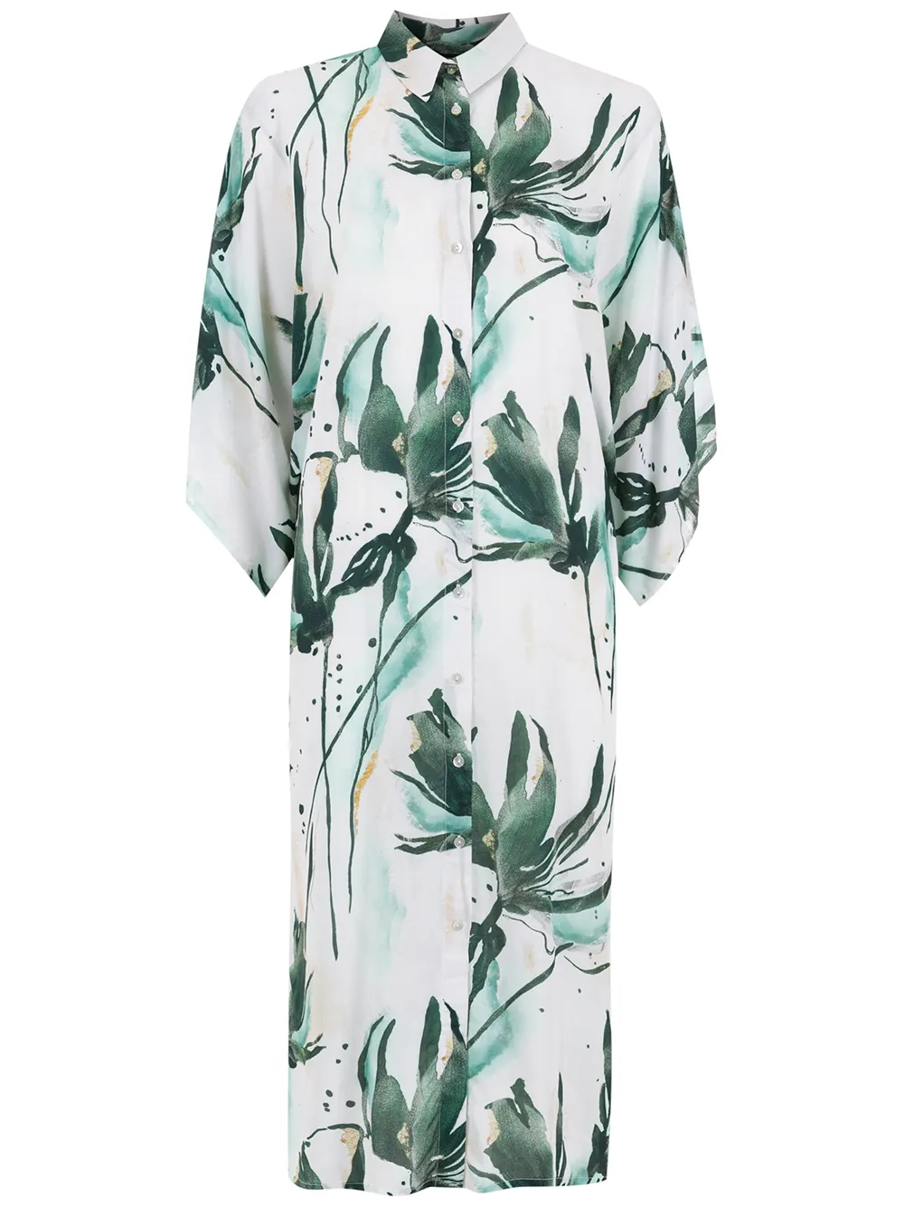 

Lenny Niemeyer vestido midi Vestido Manga Kimono Zaire - Verde