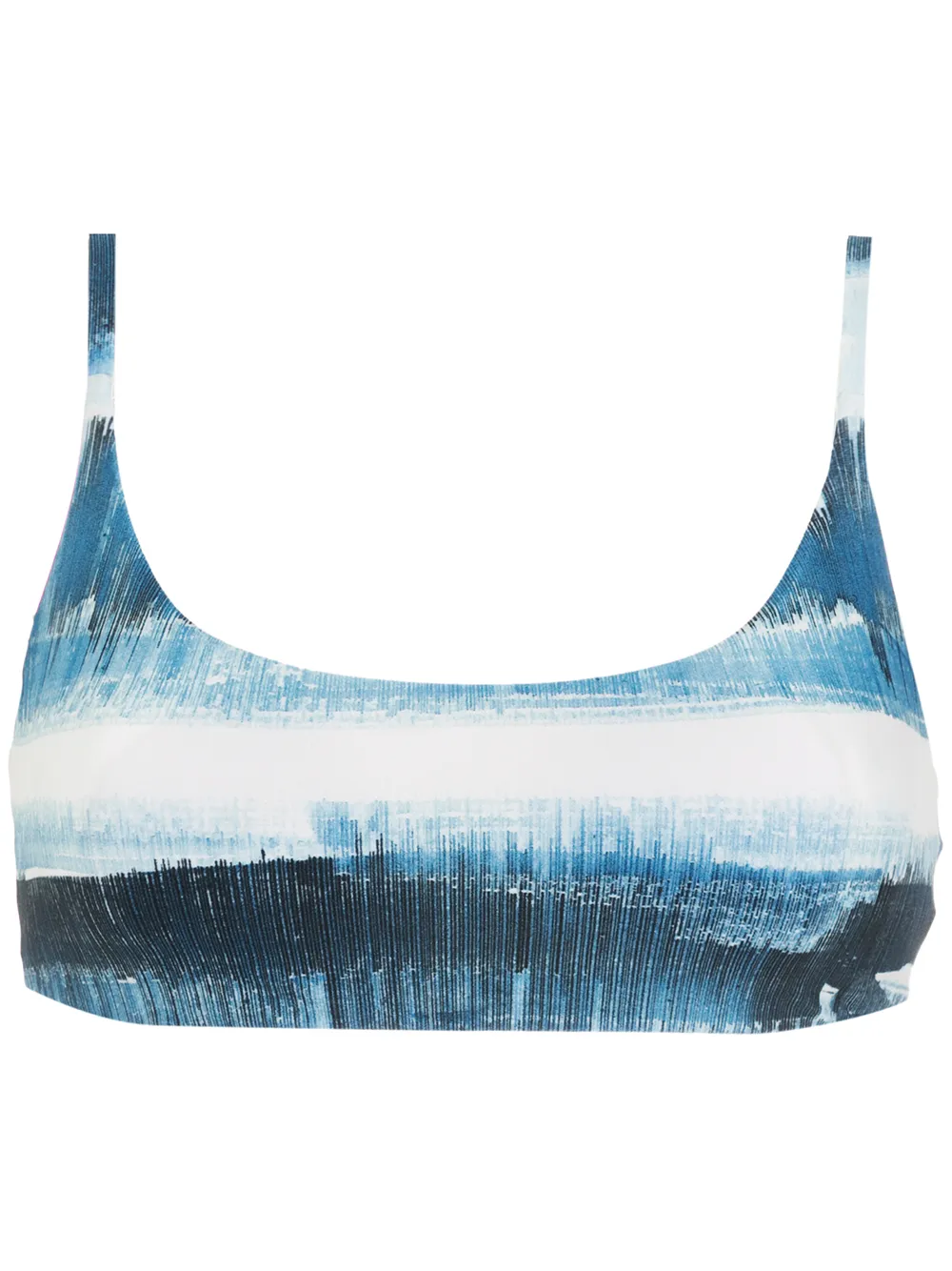 

Lenny Niemeyer top de bikini Sutia Camiseta Lazuli