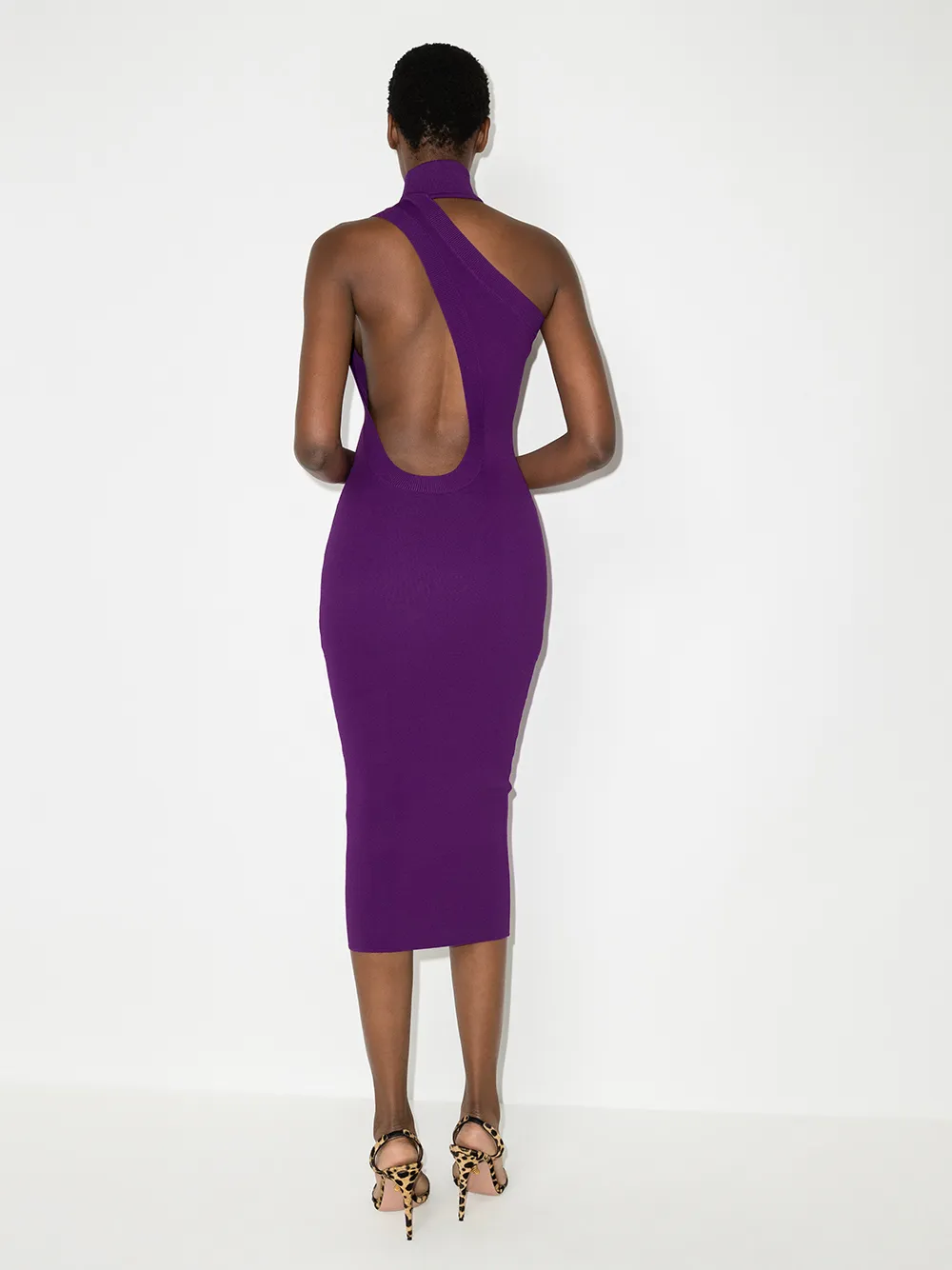 aria one shoulder gown