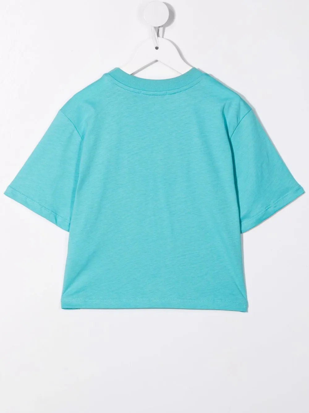 фото Msgm kids укороченная футболка с логотипом