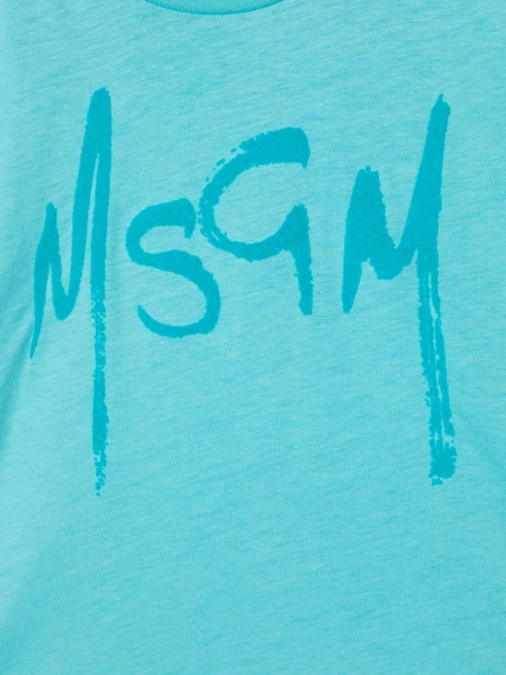 фото Msgm kids укороченная футболка с логотипом