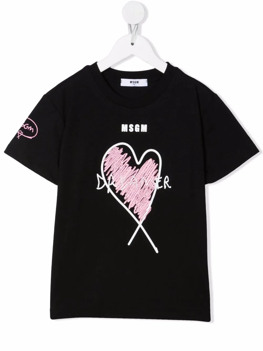 фото Msgm kids футболка с надписью