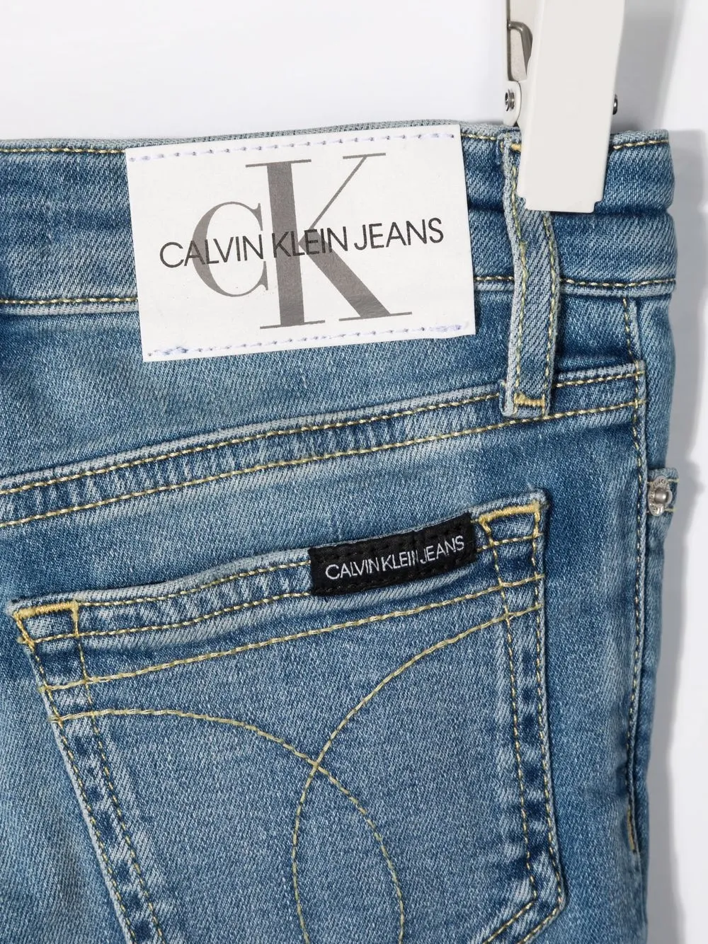 фото Calvin klein kids джинсы скинни средней посадки
