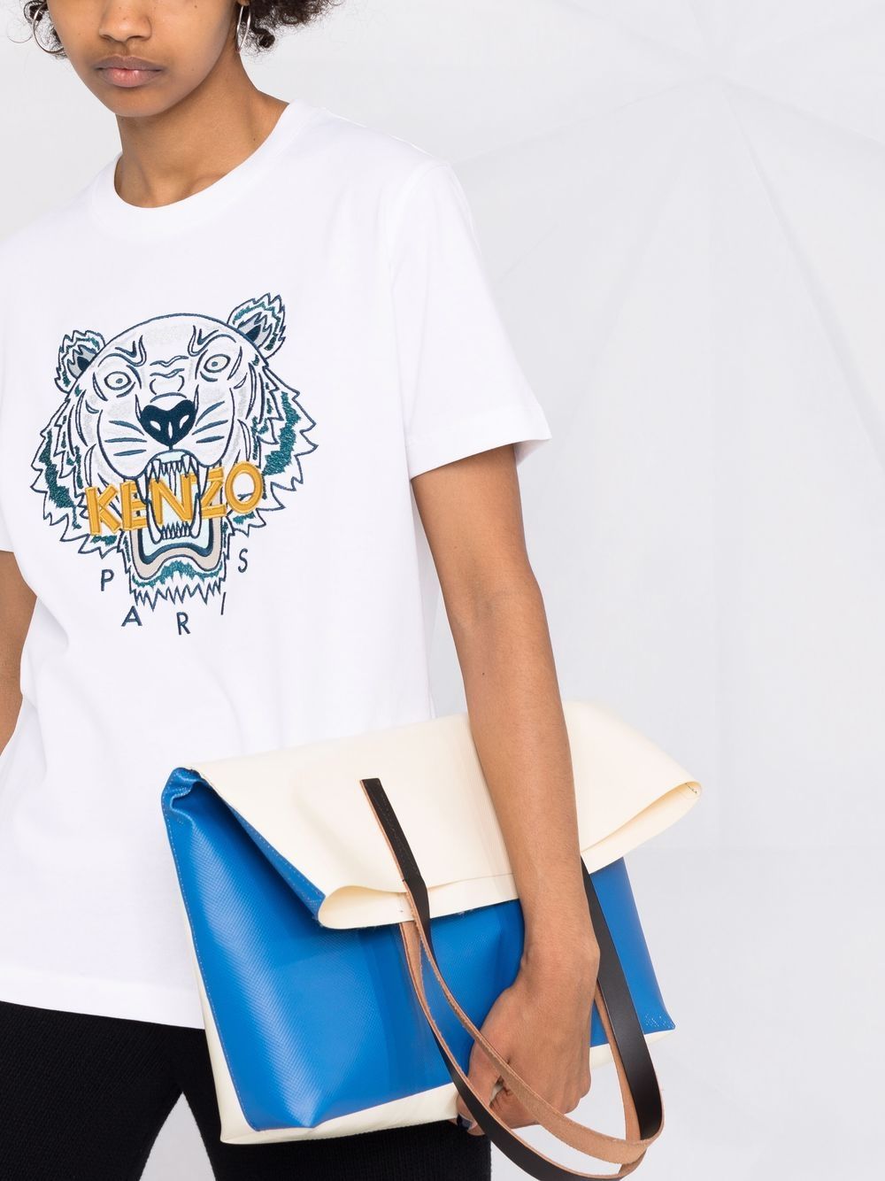 фото Kenzo футболка с вышивкой tiger