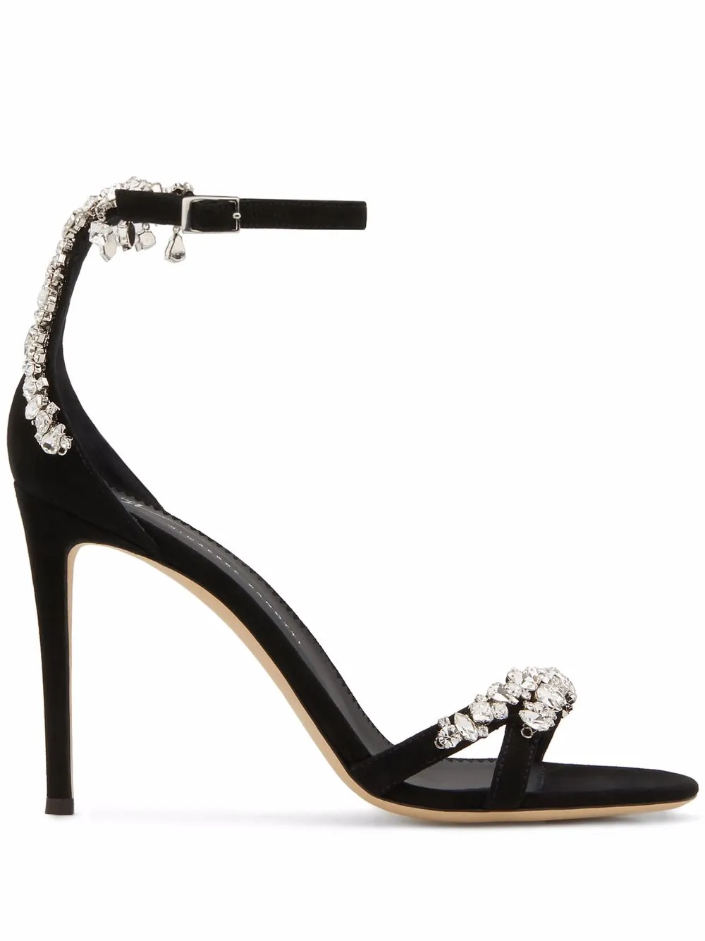 фото Giuseppe zanotti босоножки lynette с кристаллами