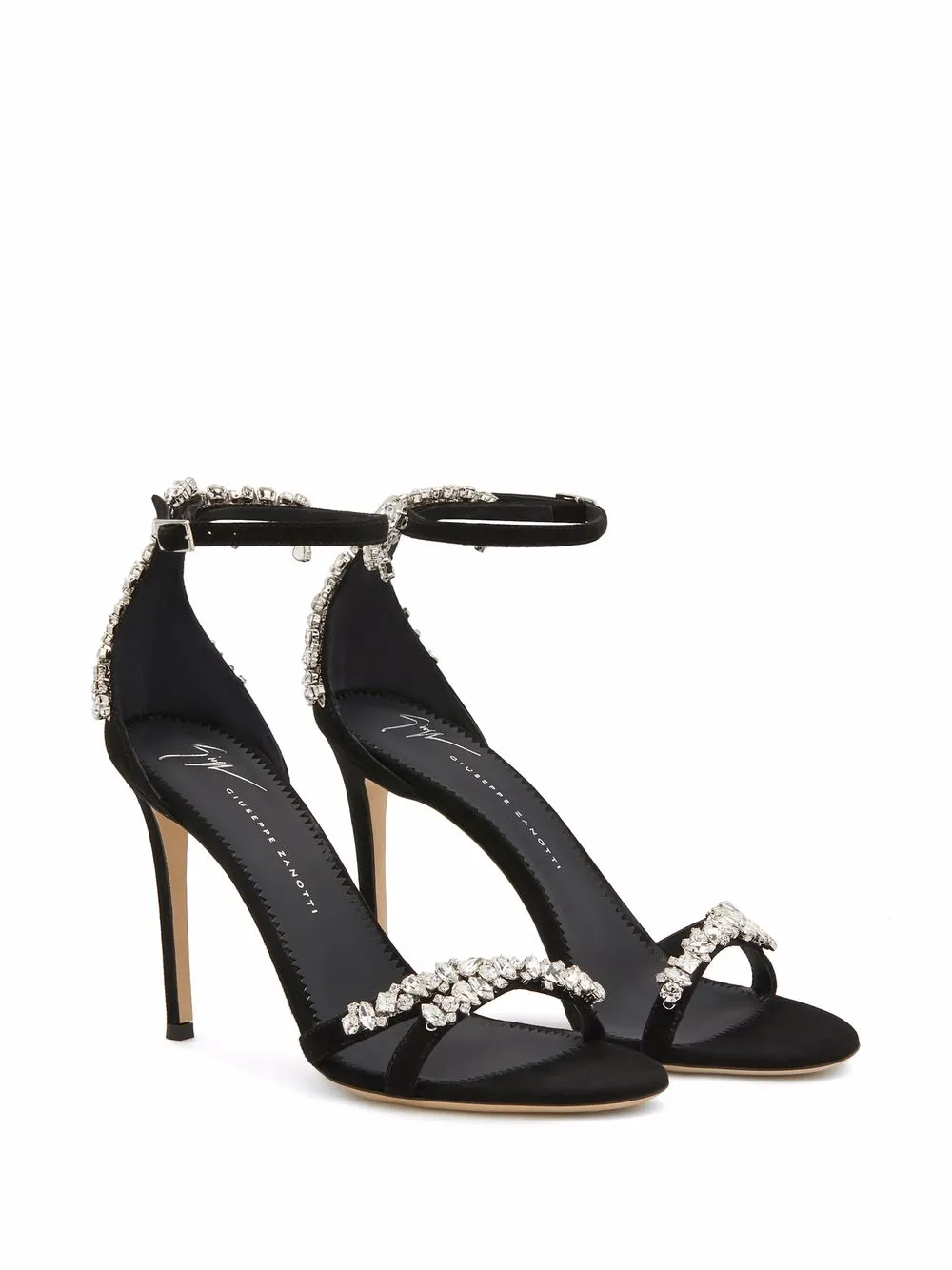 фото Giuseppe zanotti босоножки lynette с кристаллами