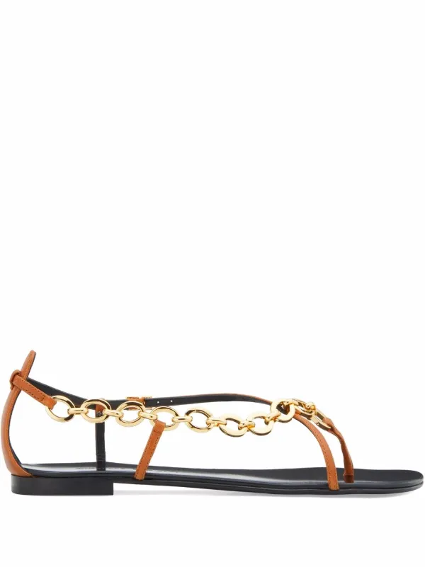 giuseppe zanotti chain sandals