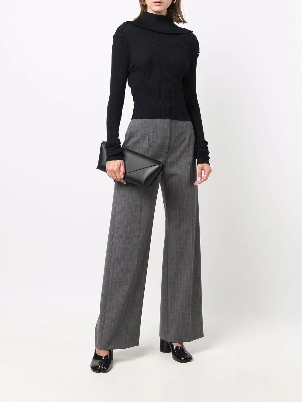 Image 2 of MM6 Maison Margiela exposed-seam jumper