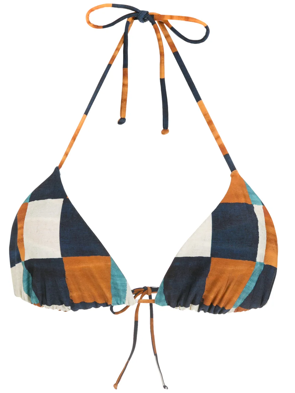 Lenny Niemeyer Kemet check bikini top - Multicolour