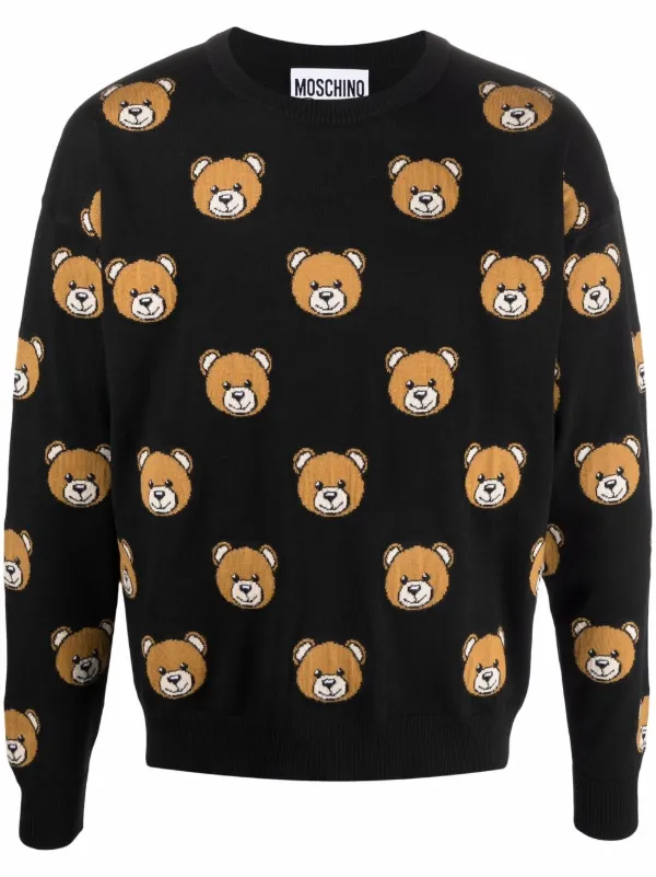 moschino bear sweater