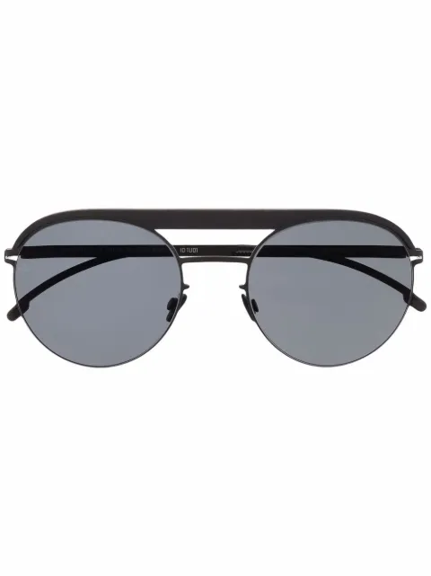 Mykita double-bridge pilot-frame sunglasses