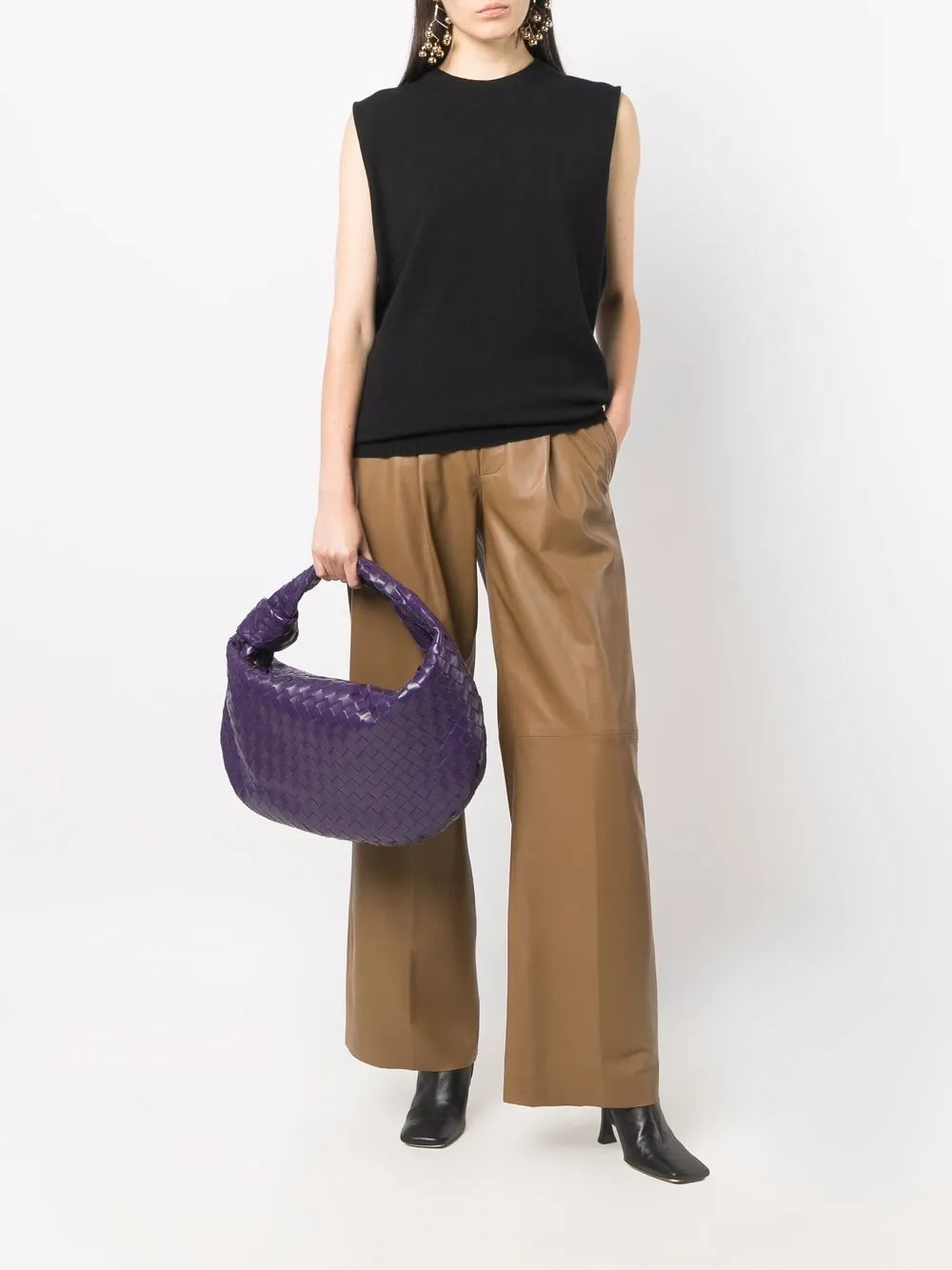 фото Bottega veneta сумка-тоут с плетением intrecciato