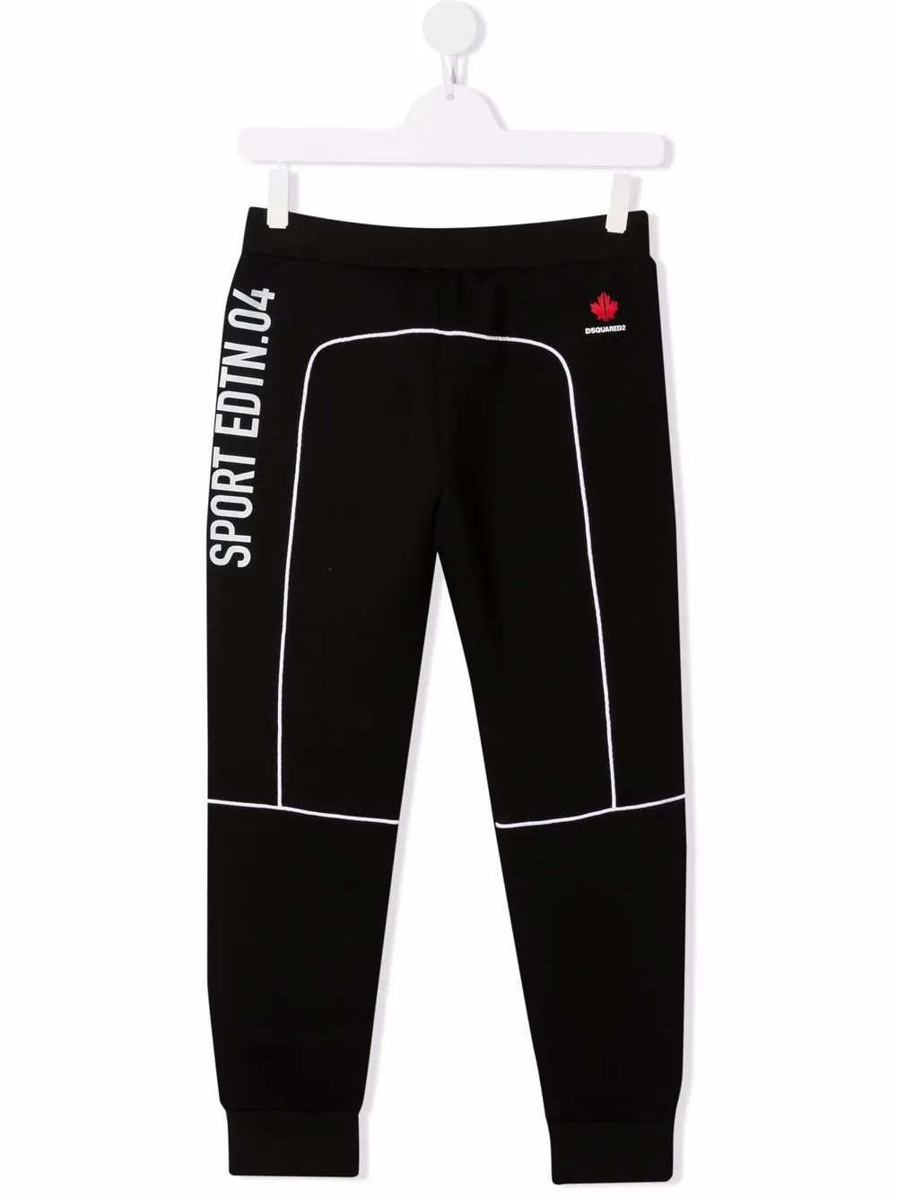 фото Dsquared2 kids спортивные брюки с нашивкой-логотипом
