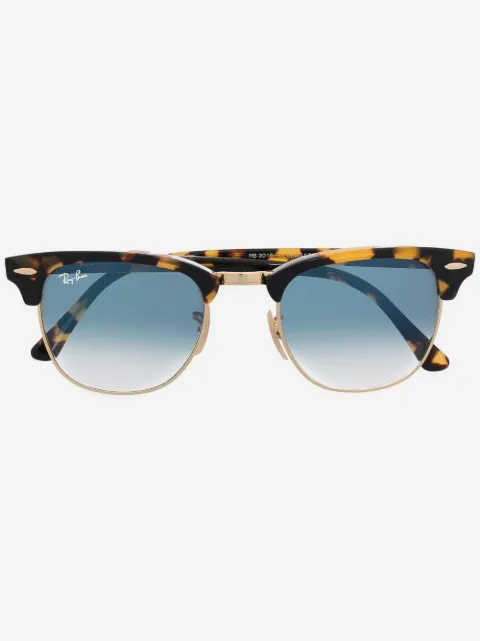 Ray-Ban Clubmaster tortoiseshell-frame sunglasses 