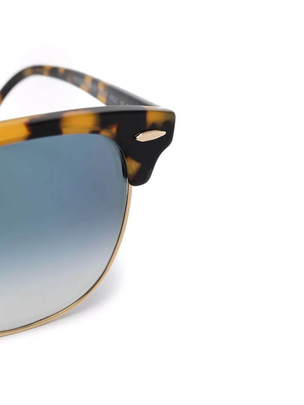 фото Ray-ban солнцезащитные очки clubmaster в оправе черепаховой расцветки