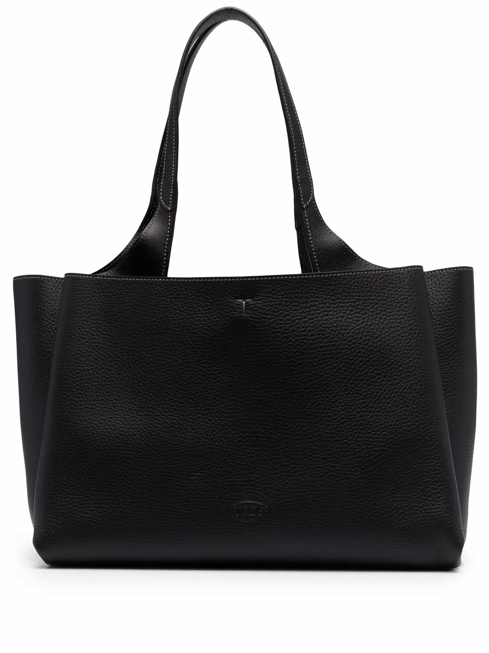 

Tod's tote con efecto texturizado - Negro