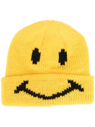 MARKET smiley-knitted Beanie - Farfetch
