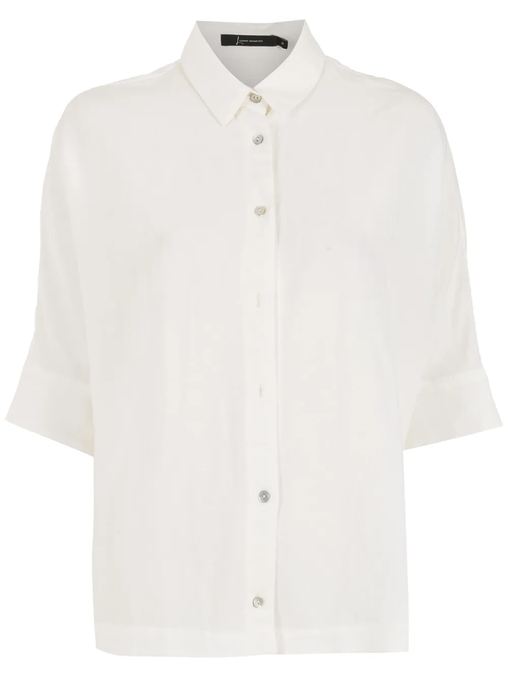 

Lenny Niemeyer camisa con cierre y botones - Blanco