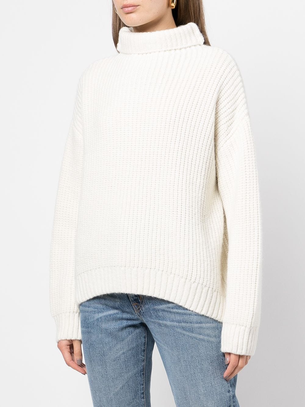 Shop ANINE BING Sydney funnel-neck jumper with Express Delivery - FARFETCH