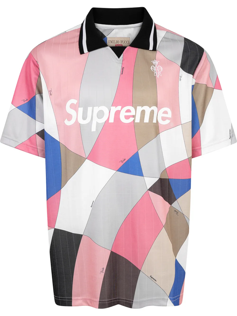 Supreme x Emilio Pucci Fantasia-print Soccer Jersey 