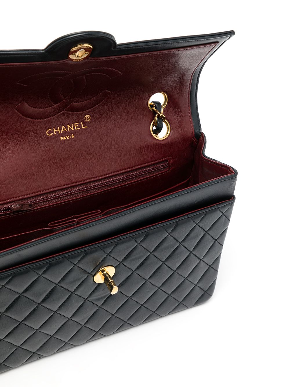 фото Chanel pre-owned стеганая сумка на плечо 1992-го года с логотипом cc