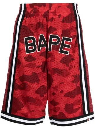 camouflage-print Mesh Shorts 