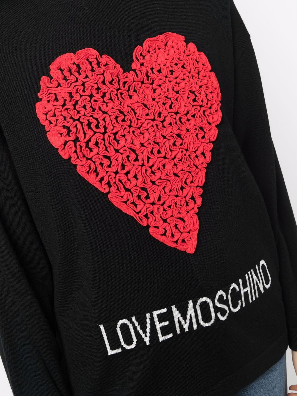 Love Moschino ハート プルオーバー - Farfetch