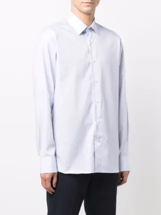 fine-check cotton shirt展示图