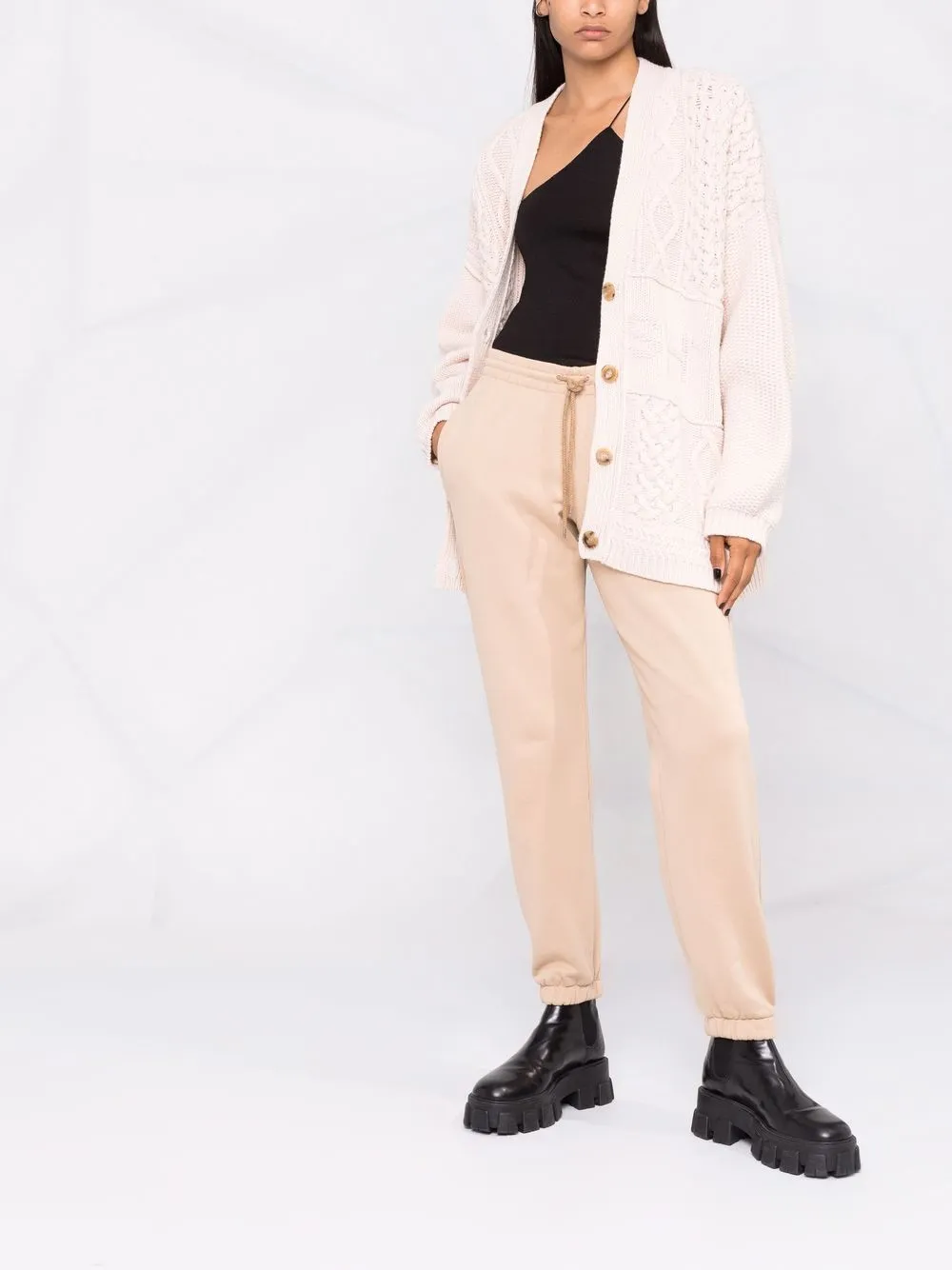 AMBUSH Asymmetrisch vest - Beige
