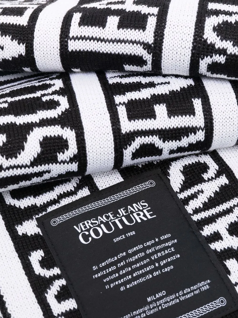 фото Versace jeans couture шарф с логотипом