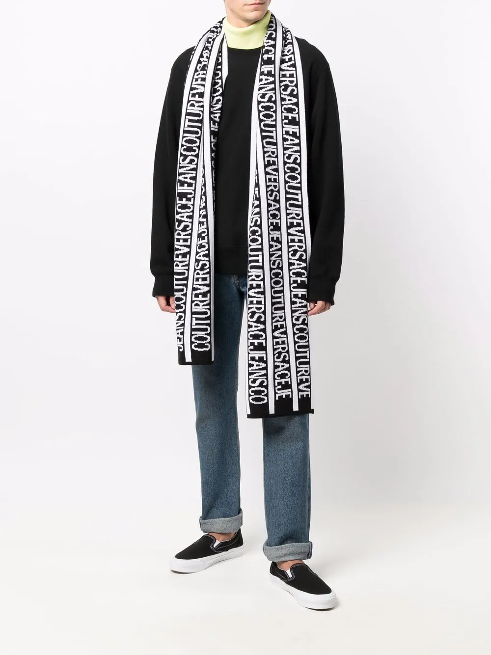 фото Versace jeans couture шарф с логотипом