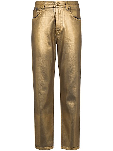 TOM FORD metalliske boyfriend-jeans