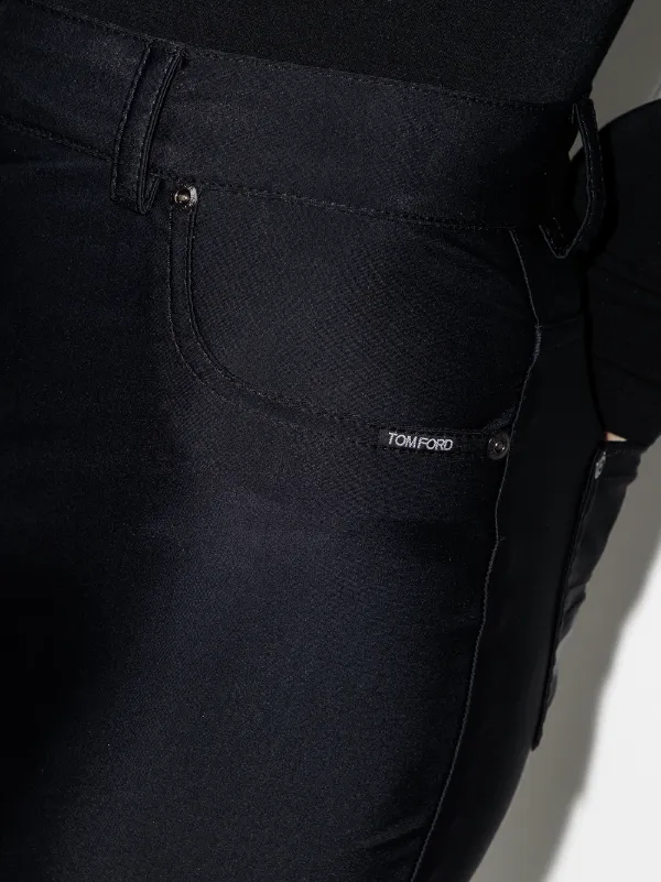TOM FORD Glossy Skinny Jeans | Black | FARFETCH