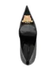 Versace Medusa-plaque leather pumps