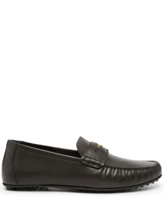 Shop Versace Medusa penny loafers with Express Delivery - FARFETCH