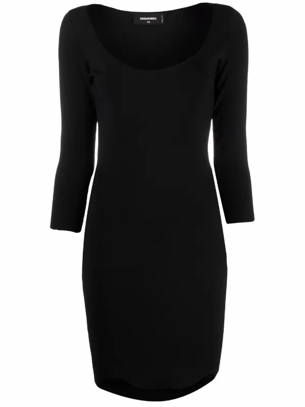 fitted 3/4 sleeve dress Sequin Fitted 3/4 Sleeve Gown by Ladivine CD0105