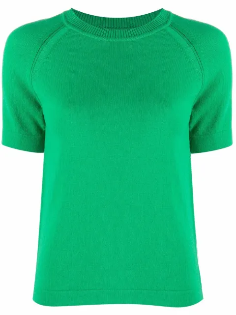 Barrie short-sleeve cashmere top