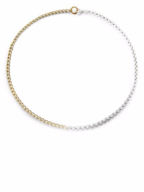 NORMA JEWELLERY Aquila two-tone necklace