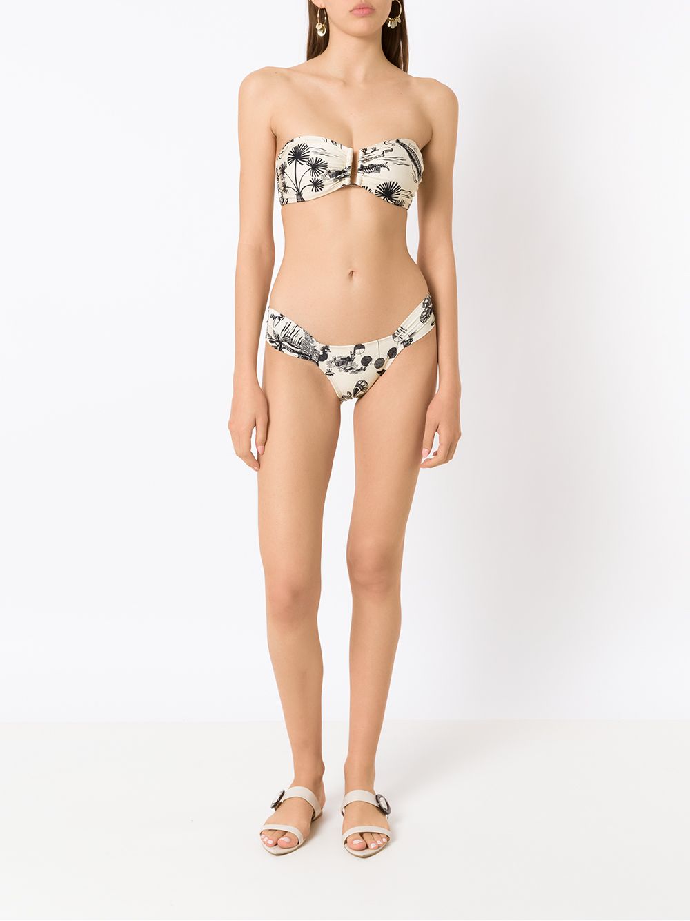 Lenny Niemeyer Bikinislip met print - Zwart