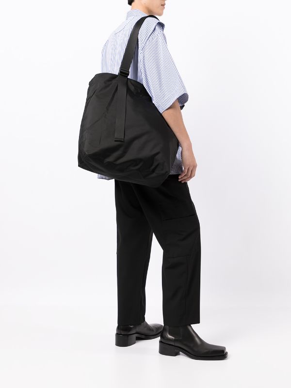 Juun J Solid Colour Two Way Messenger Bag Farfetch