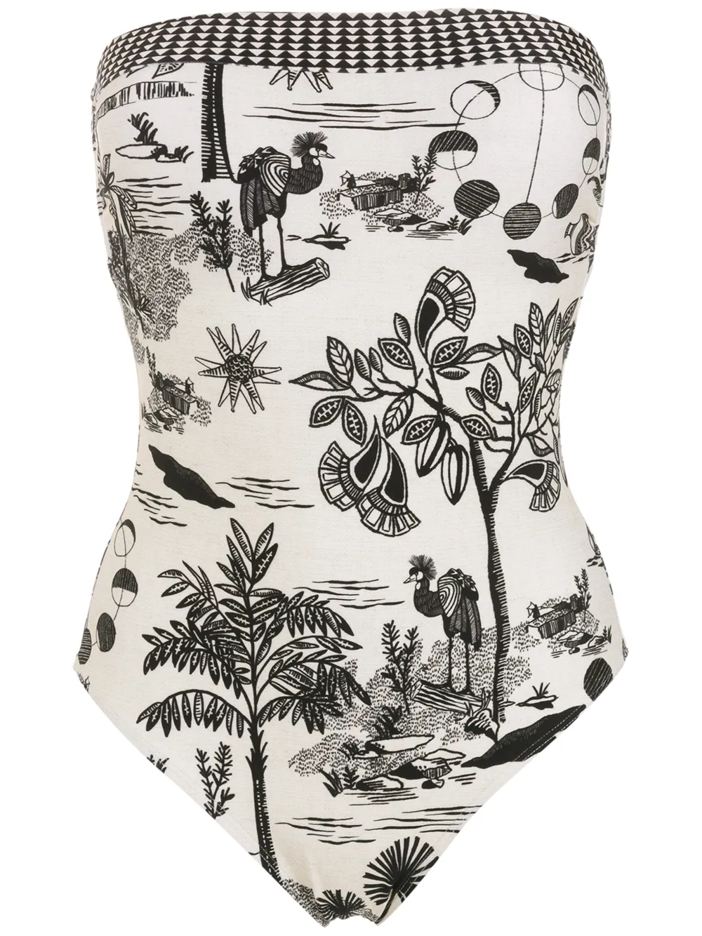 

Lenny Niemeyer Savana all-over print swimsuit - Black