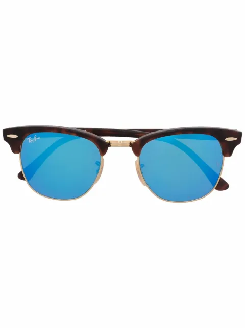 Ray-Ban lentes de sol con armazón cuadrada estilo carey