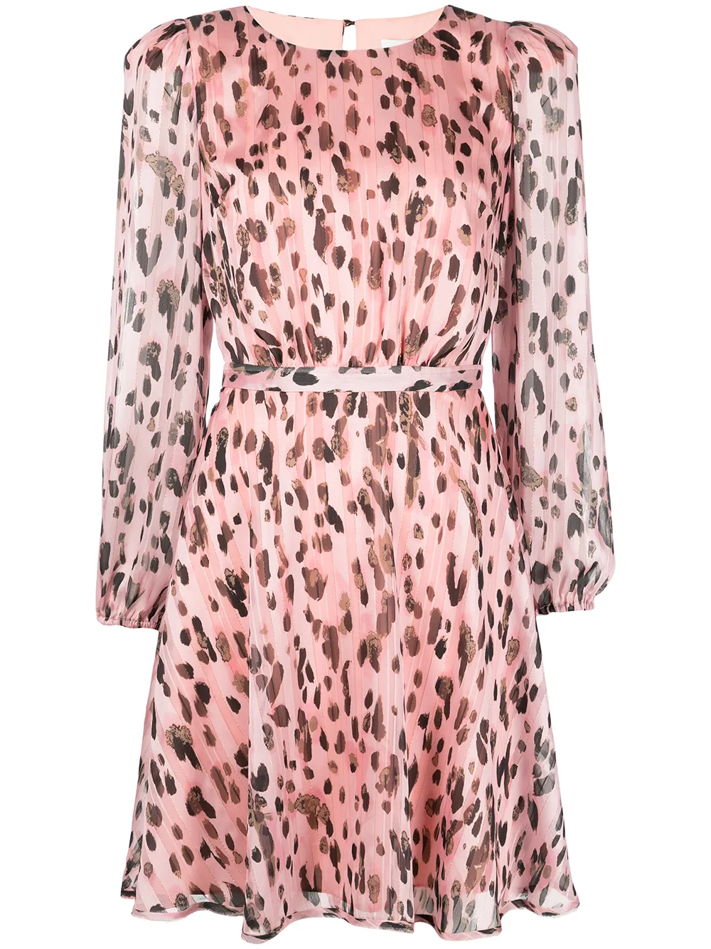 Milly платье с анималистичным принтом и поясом