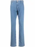 Billionaire Iconic Crest embossed straight-cut jeans - Blue